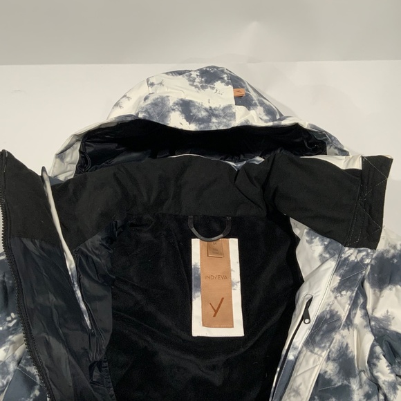 Indyeva Womens Ayaba Simplified Down Tie Dye Jacket - Picture 6 of 9